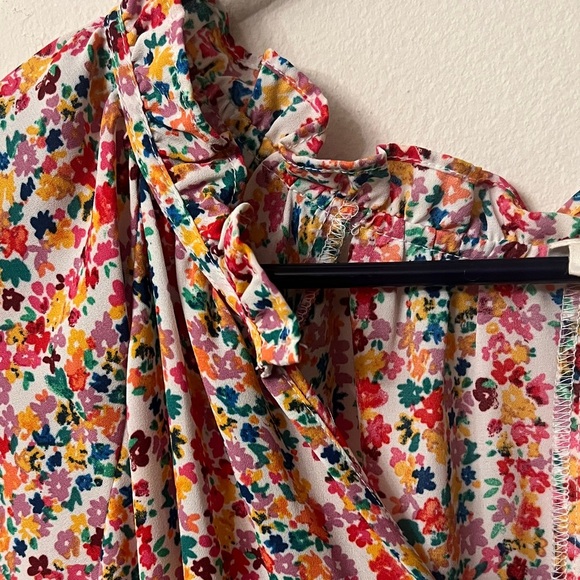 GAP Colorful Floral Print Blouse - Picture 4 of 8
